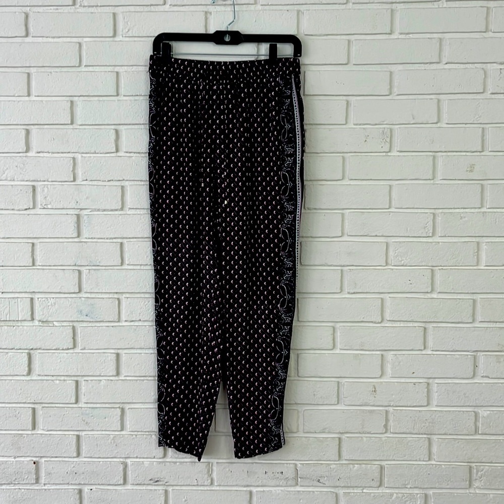 White House Black Market Purple/Black Mid-Rise Stretch Pants P232